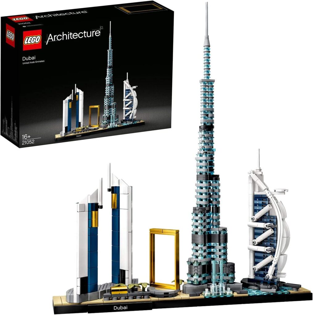Ciudad de Dubai Burj Khalifa de LEGO con 640 piezas para coleccionistas adultos