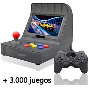 Consola arcade con mando incluido con 3.000 juegos instalados