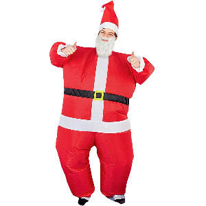 Disfraz hinchable Papá Noel para adultos